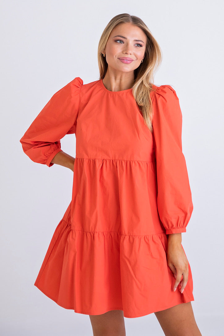 Coral bell sleeve dress best sale